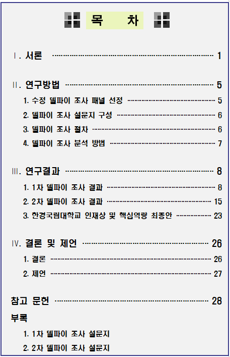 한경국립대학교 인재상 재정립과 핵심역량 개선 연구보고서 목차.png